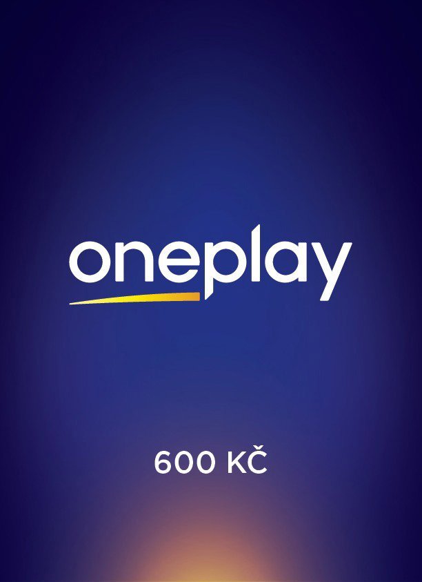 Dárkový poukaz Oneplay předplacená karta 600Kč
