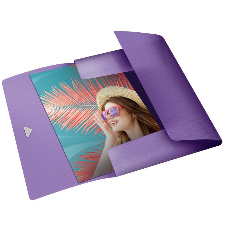 ESSELTE Colour Breeze A4 25mm 2-ring binder, coral