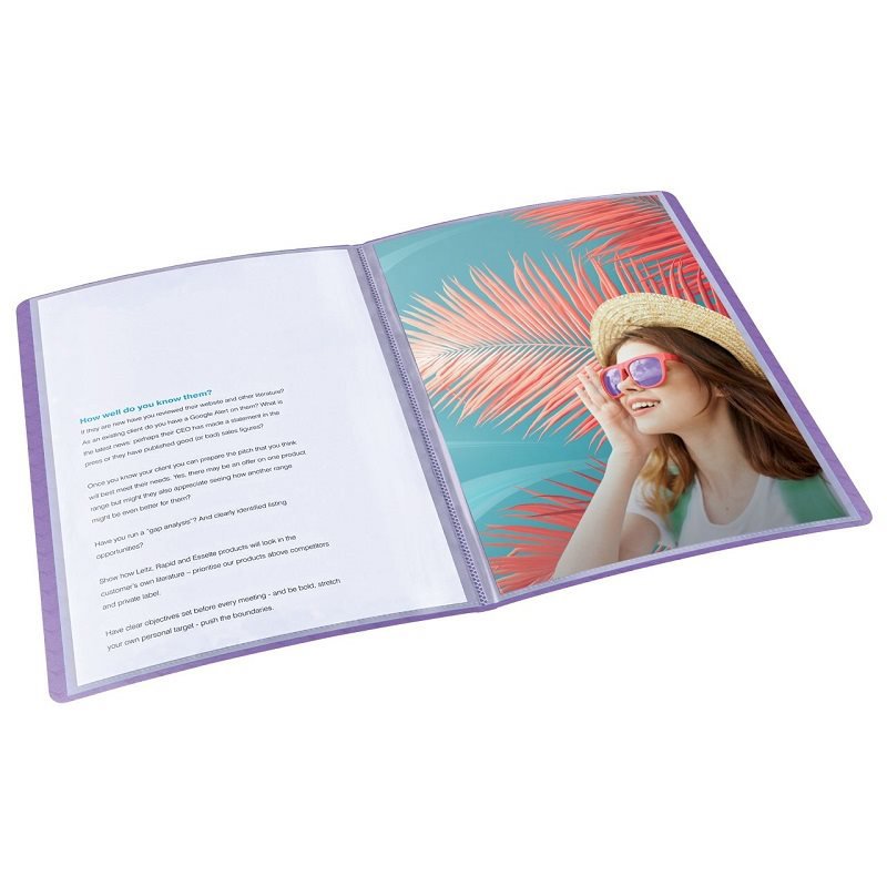 ESSELTE Colour Breeze A4 25mm 2-ring binder, coral