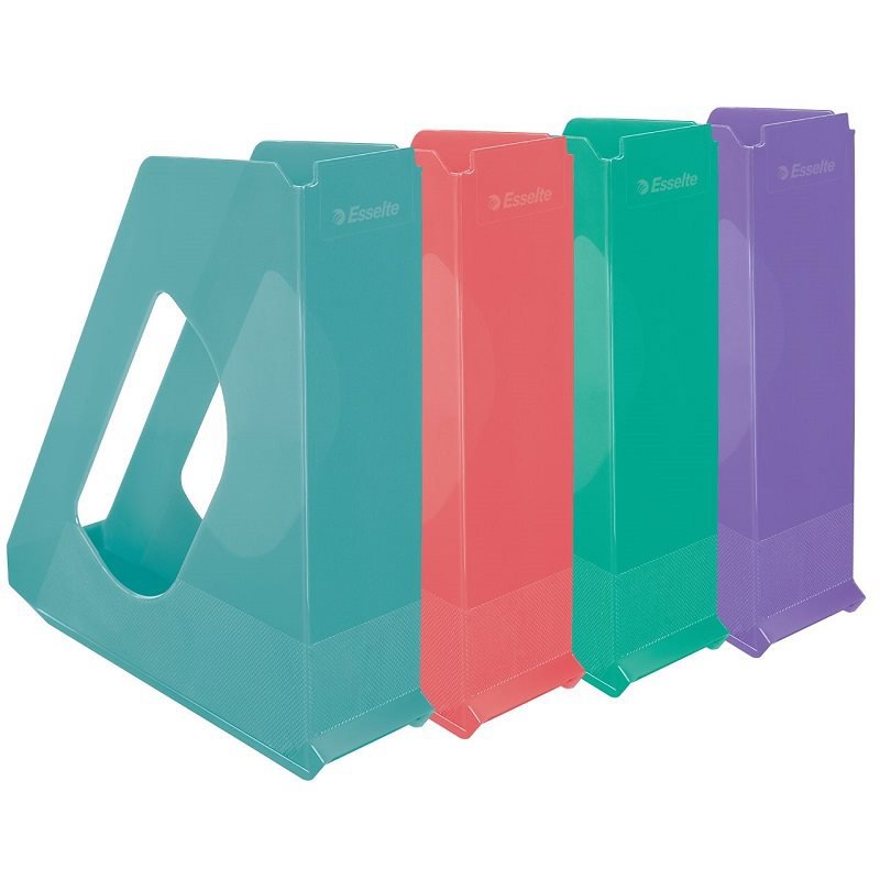 ESSELTE Colour Breeze A4 25mm 2-ring binder, coral
