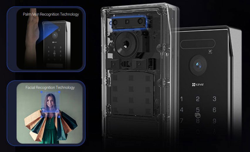 Videotelefón EZVIZ HP7 Pro 4K