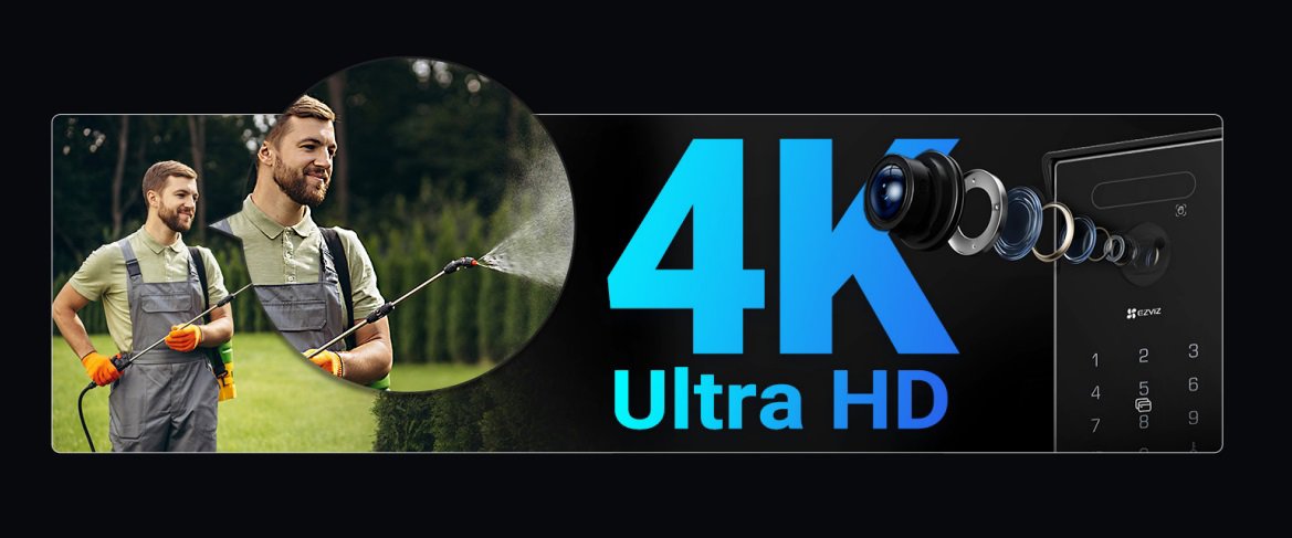 Videotelefón EZVIZ HP7 Pro 4K