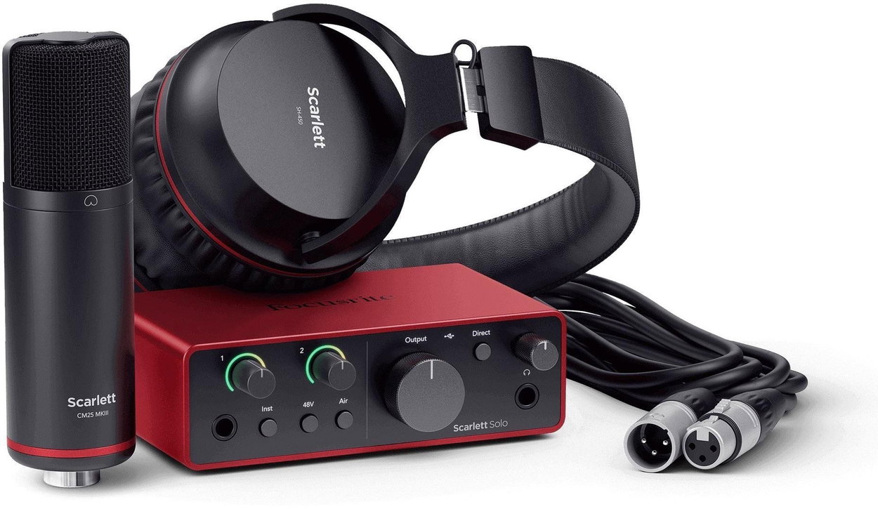 Externá zvuková karta Focusrite Scarlett Solo Studio 4th Gen