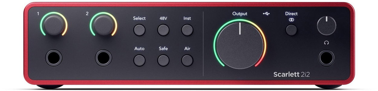 Externí zvuková karta Focusrite Scarlett 2i2 4th Gen