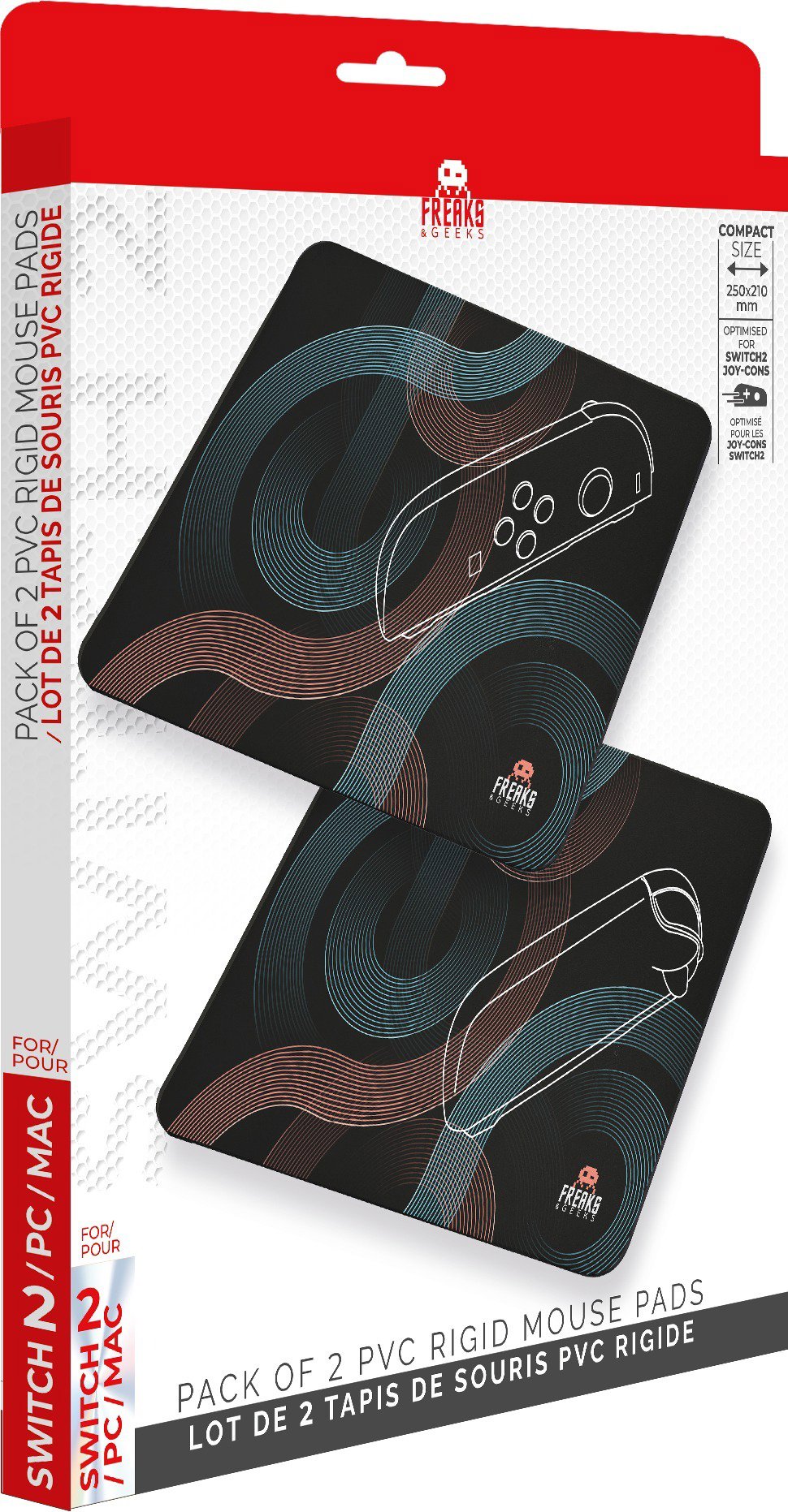 Zubehör-Set, Satz von zwei festen PVC-Mauspads - Nintendo Switch 2