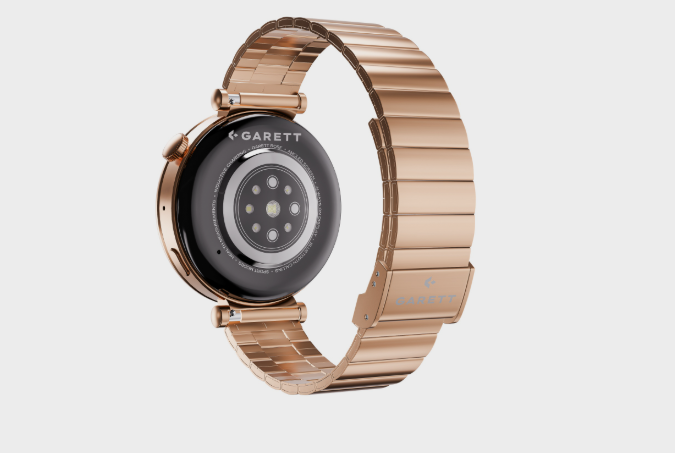 Garett Rose Gold Solid steel smartwatch