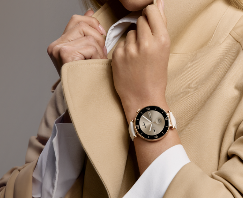 Garett Rose Gold Solid steel smartwatch