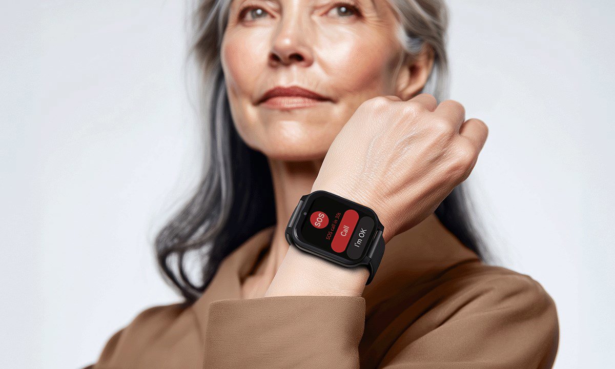 Garett Vita Senior 4G Black smartwatch
