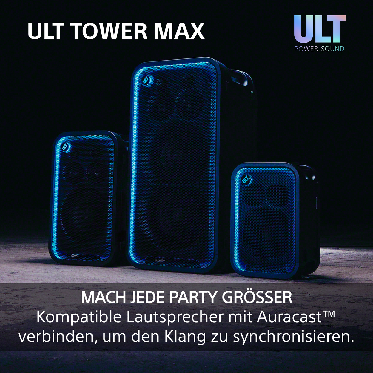 Bluetooth-Lautsprecher Sony ULT TOWER MAX