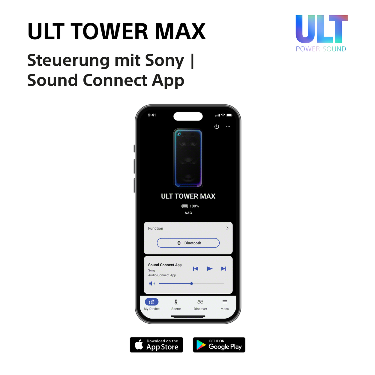 Bluetooth-Lautsprecher Sony ULT TOWER MAX