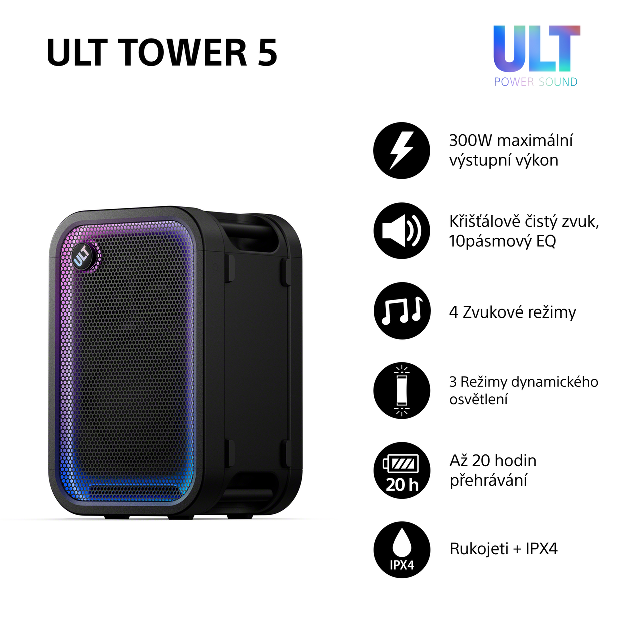 Bluetooth reproduktor Sony ULT TOWER 5,