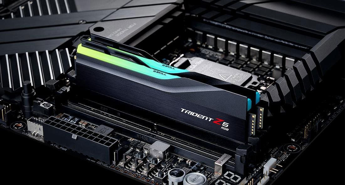 G.SKILL 96GB KIT DDR5 6800 MT/s CL34 Trident Z5 RGB Black