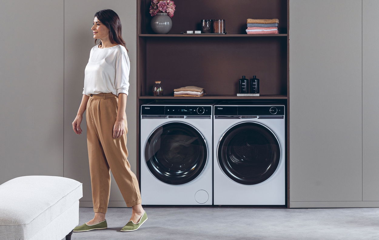 Sušička prádla HAIER HD90-A3Q397U1-S
