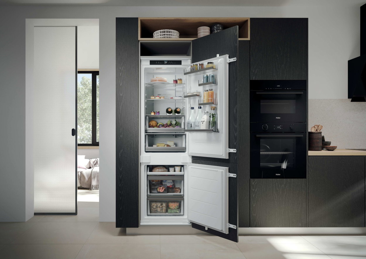 Refrigerator HAIER EHBQW5518E ID TITANIUM 2