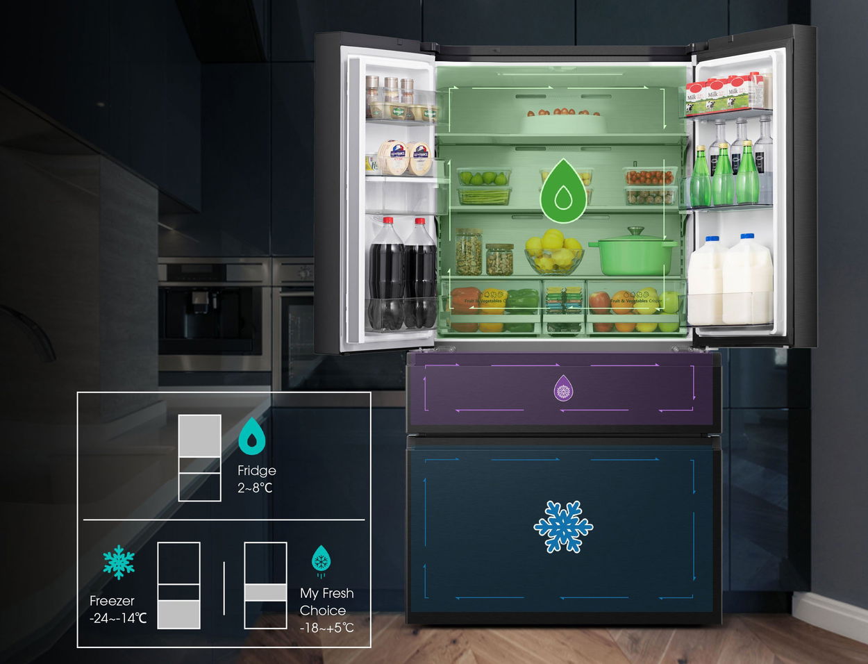 HISENSE RF749N4SWSE amerikai hűtőszekrény