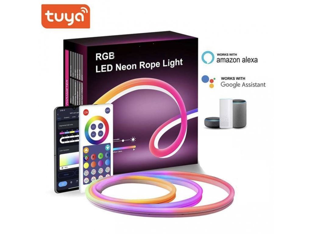 LED pásek BOT Smart LED pásek Neon, RGB, 5 m