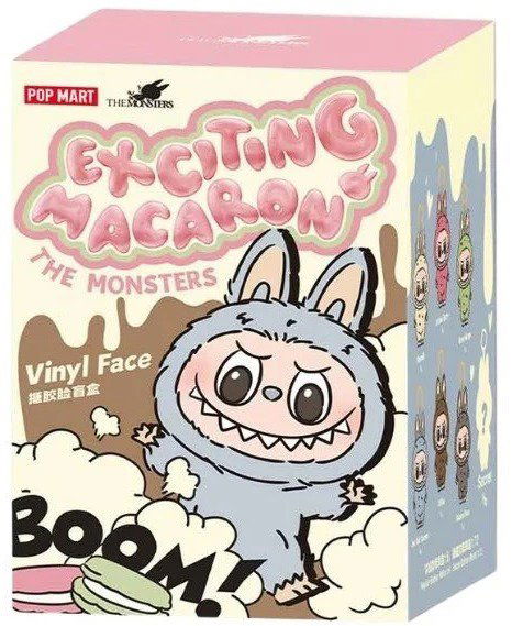 Plyšák Pop Mart Labubu The Monsters Exciting Macarons Blind Box