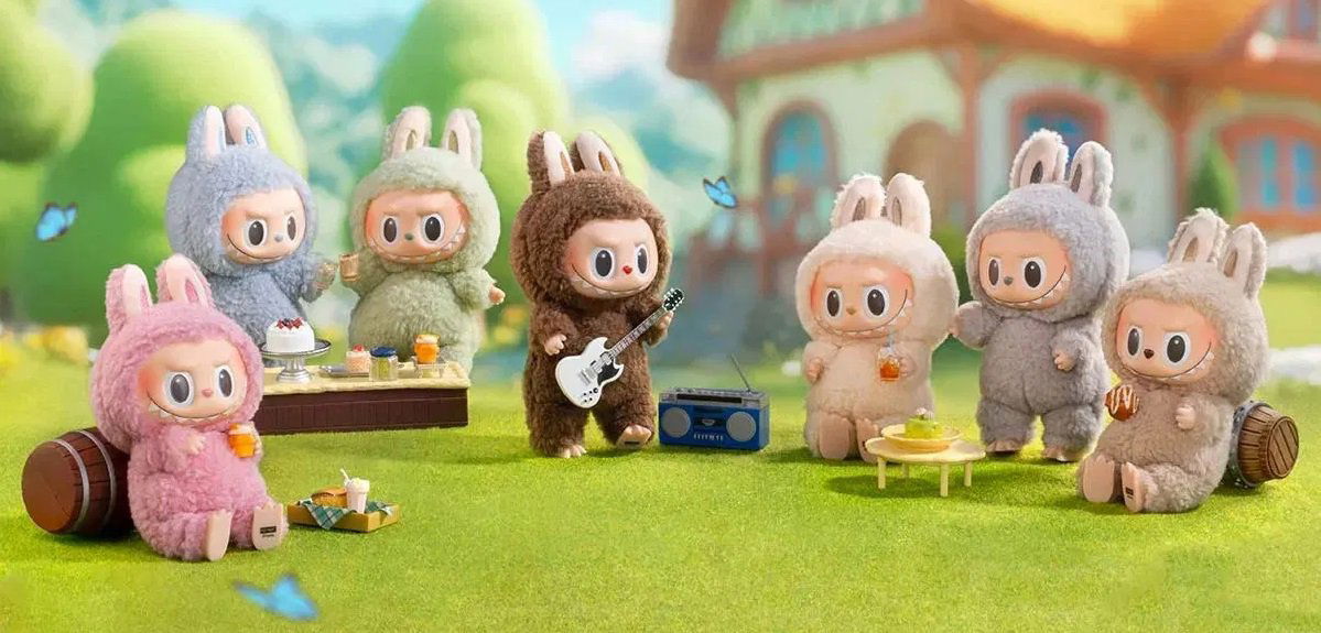 Plyšák Pop Mart Labubu The Monsters Exciting Macarons Blind Box