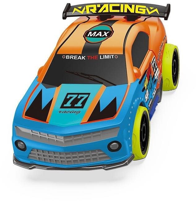 RC car MaDe Car racing on control 2,4 GHz 13 cm blue-orange