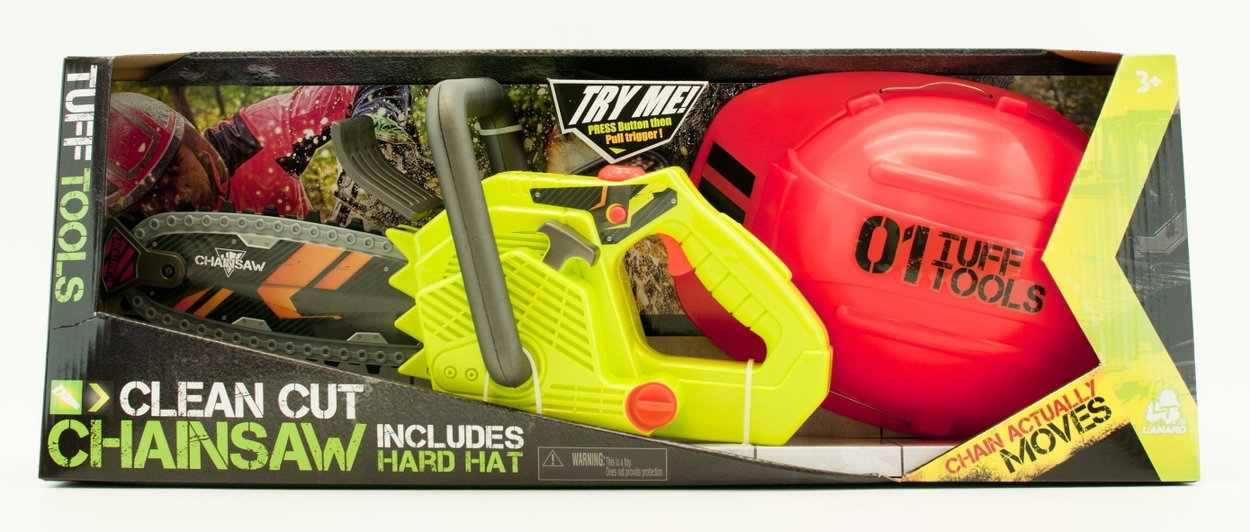 Kids Tools Tuff Tools Chainsaw and Helmet