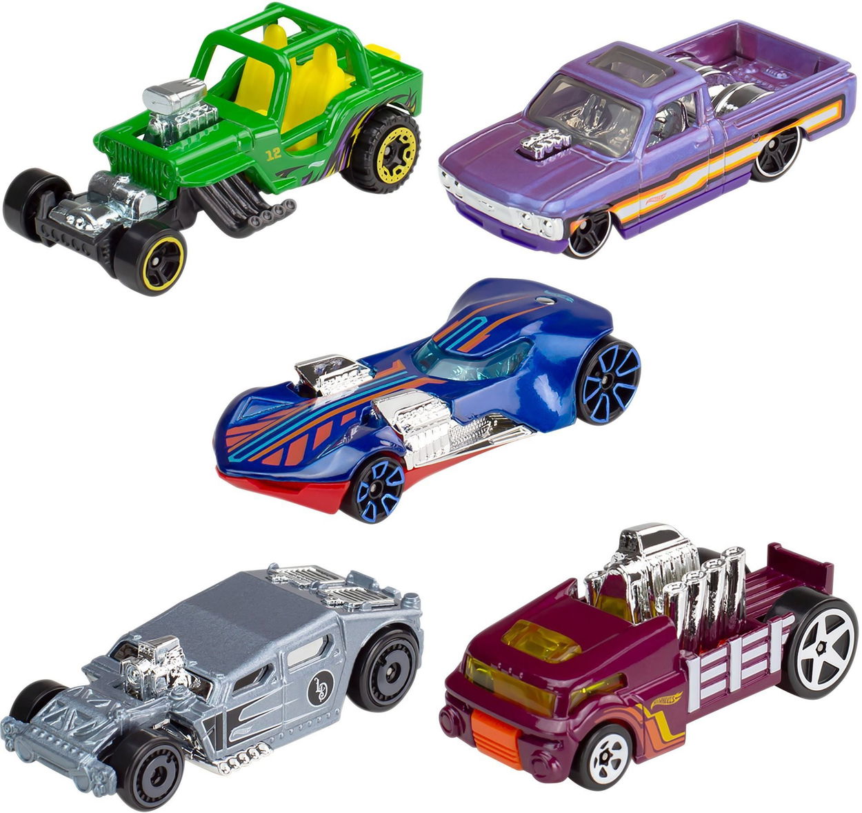 Hot Wheels Hot Wheels Angličáky 5ks