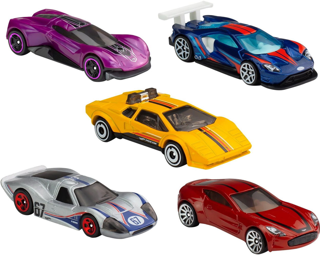 Hot Wheels Hot Wheels Angličáky 5ks
