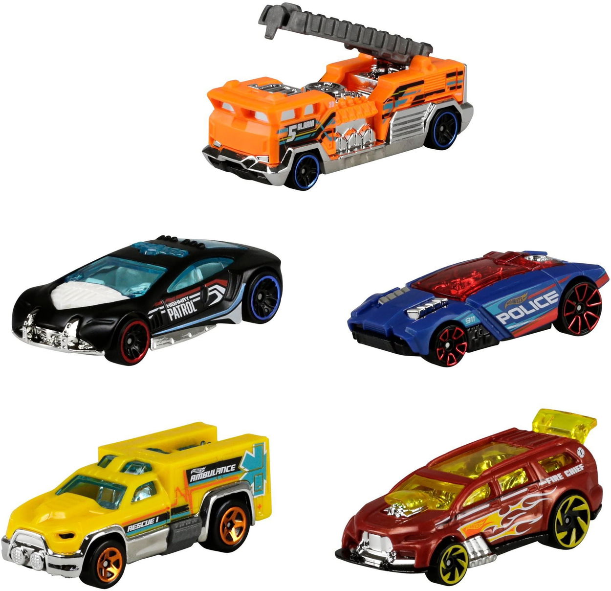 Hot Wheels Hot Wheels Angličáky 5ks