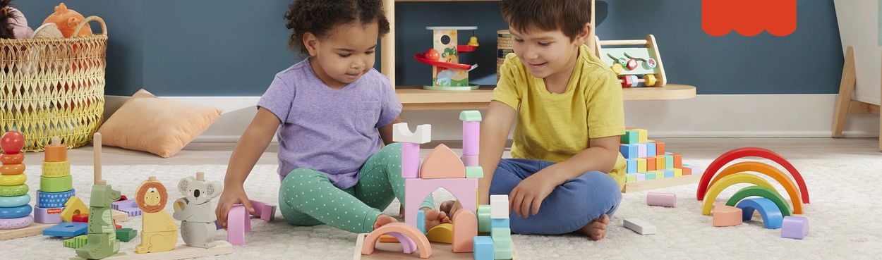 Navlékací kroužky Fisher-Price Věž ke třídění tvarů