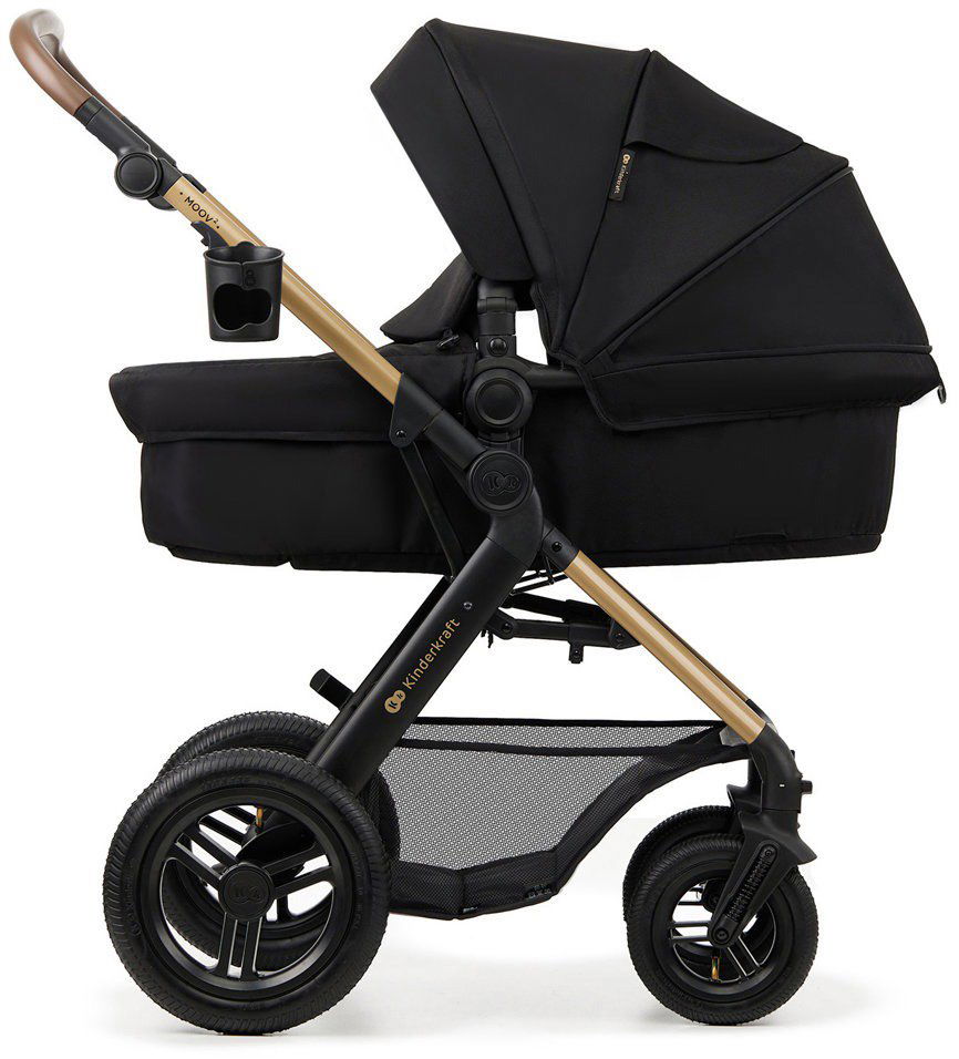 Kočárek Kinderkraft Moov 2 Air 3v1 Pure Black