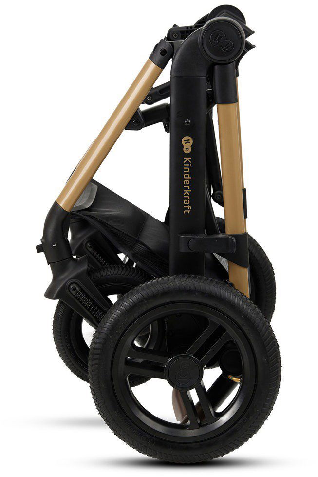 Kočárek Kinderkraft Moov 2 Air 3v1 Pure Black