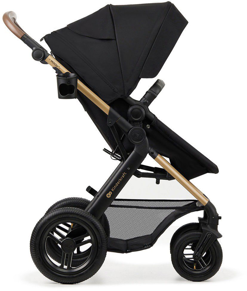 Kočárek Kinderkraft Moov 2 Air 3v1 Pure Black