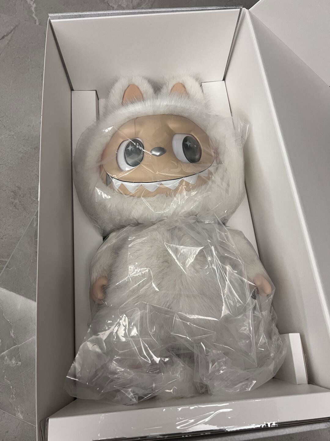 Labubu plush front face