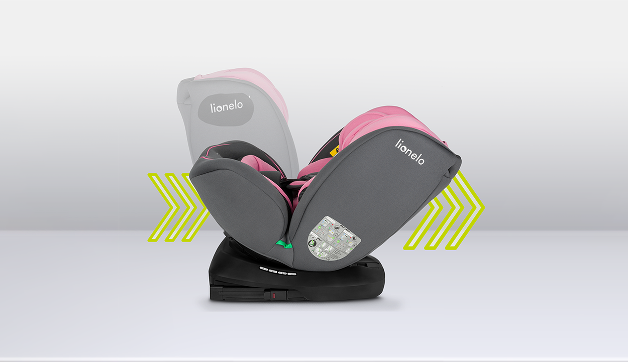 Lionelo Bastiaan i-size s isofixem Pink Baby