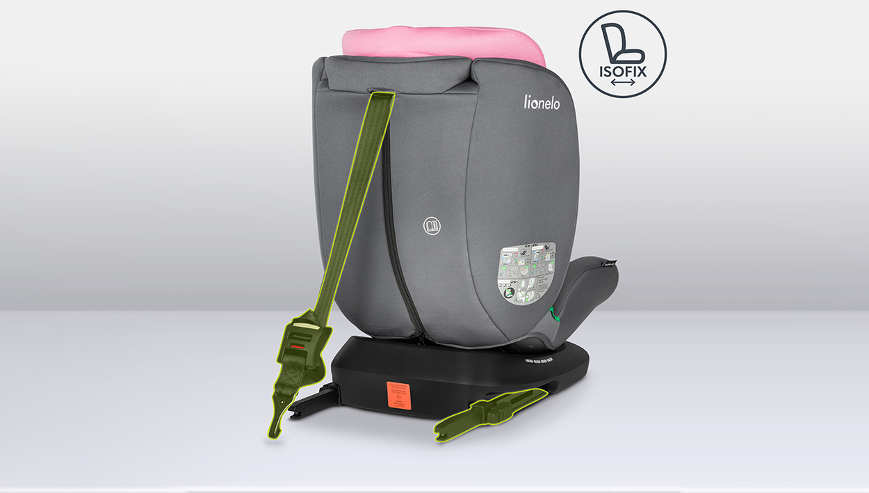 Lionelo Bastiaan i-size s isofixem Pink Baby