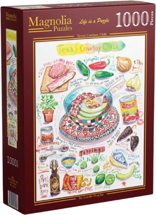 Puzzle Magnolia Texas Cowboy Chilli 1000 pieces
