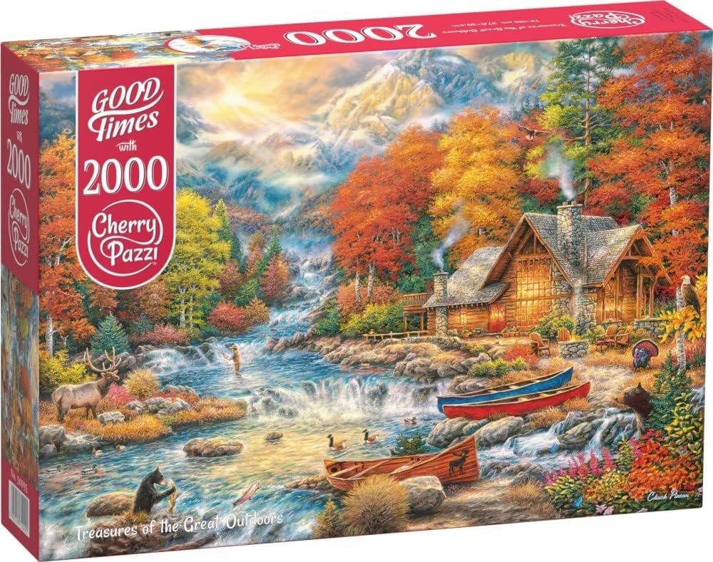 CHERRY PAZZI Treasures in the Wild 2000-piece puzzle