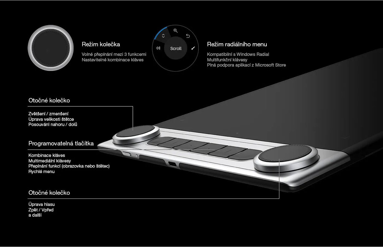 Huion Inspiroy Dial 2 Graphics Tablet