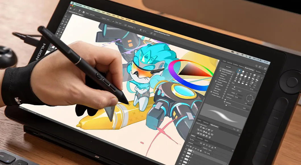 Huion Kamvas 13 Gen 3 Graphics Tablet with Stand