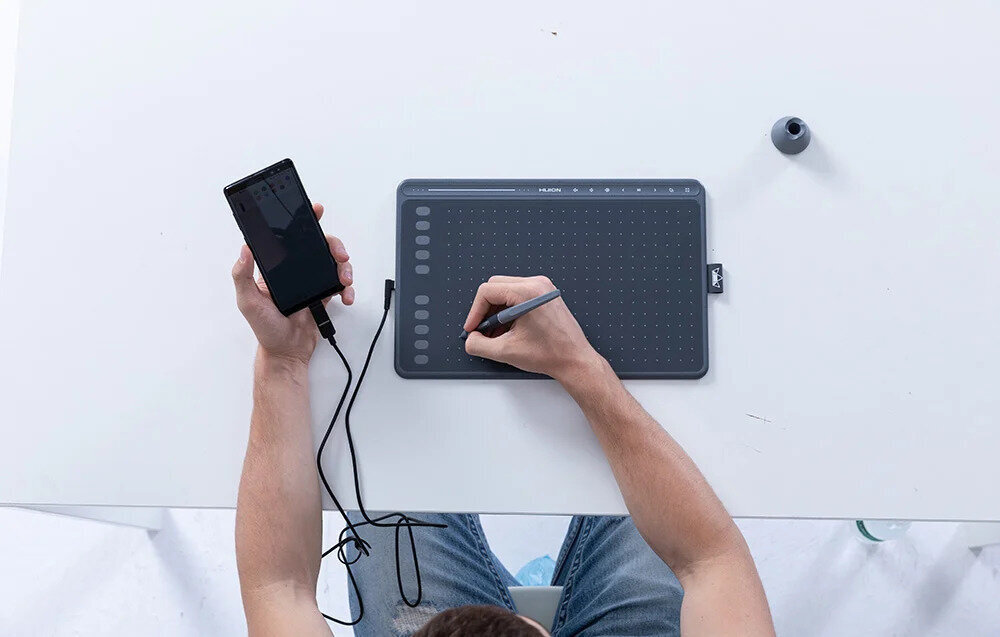 Grafiktablett Huion HS611 – Space Grey