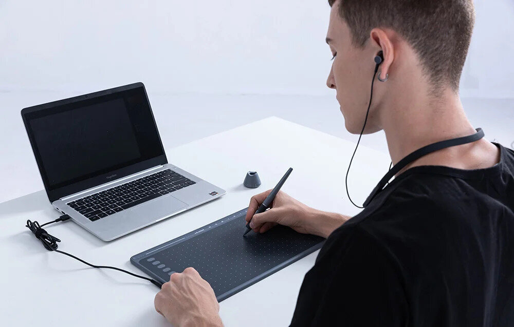 Grafiktablett Huion HS611 – Space Grey