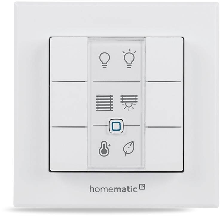 Remote control Homematic IP Wall-mounted remote control - 6 buttons, with symbols - HmIP-WRC6
