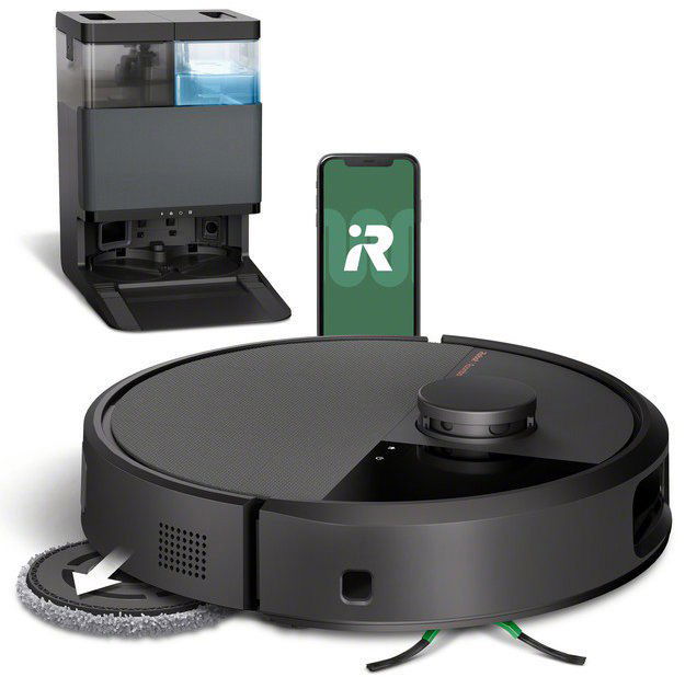 Roboter-Staubsauger iRobot Roomba Plus 505 Combo + AutoWash-Dock Schwarz
