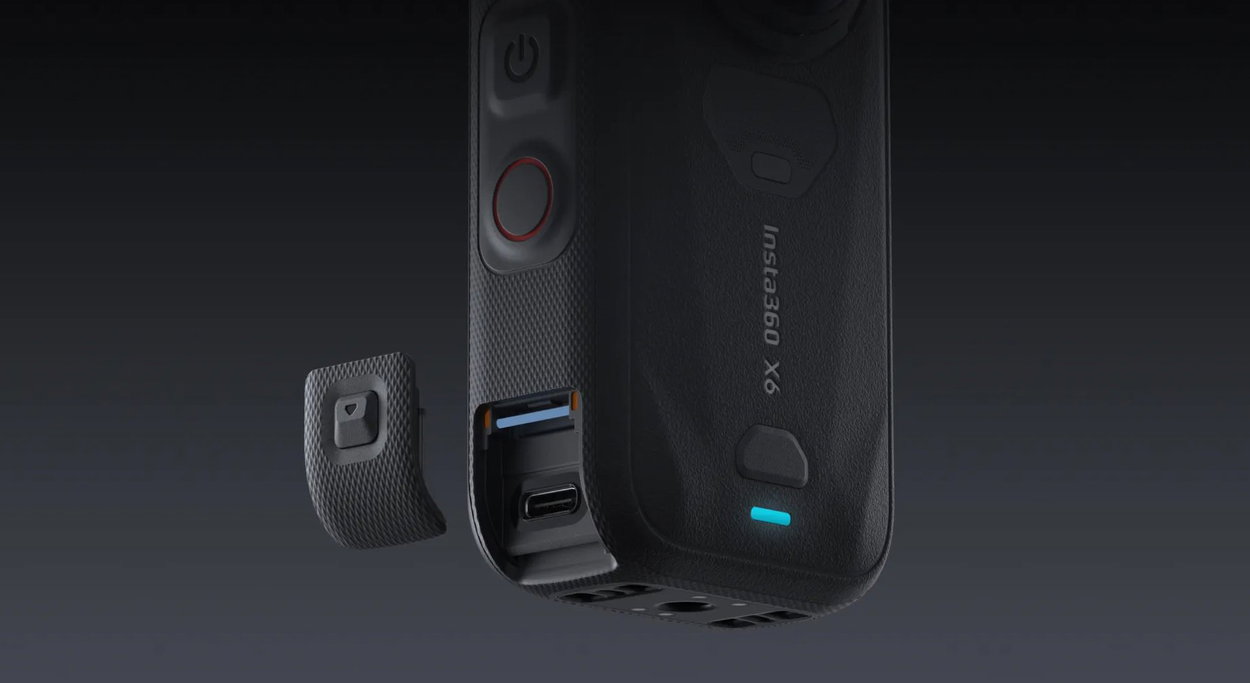 Kiegészítő Insta360 X6 akciókamerához USB Cover Black