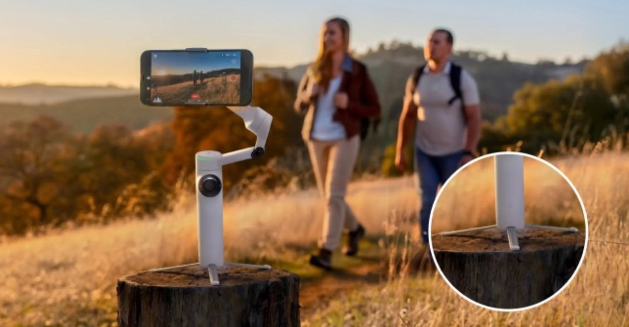 Insta360 Flow 2 AI Tracker Bundle Stone Gray stabilizátor