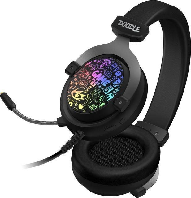 CONNECT IT DOODLE RGB CHP-6501-BK Gaming Headset Black