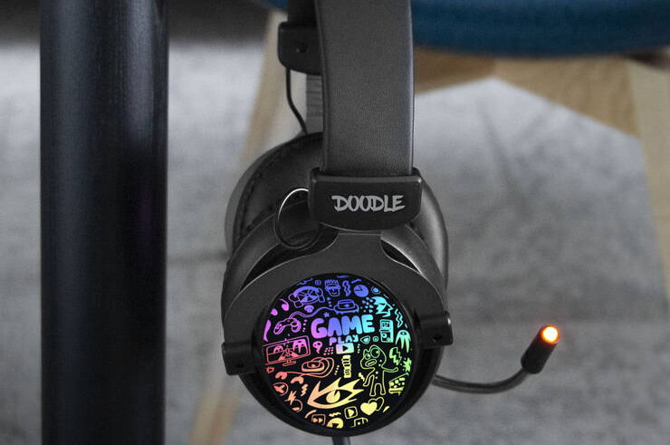 CONNECT IT DOODLE RGB CHP-6501-BK Gaming Headset Black