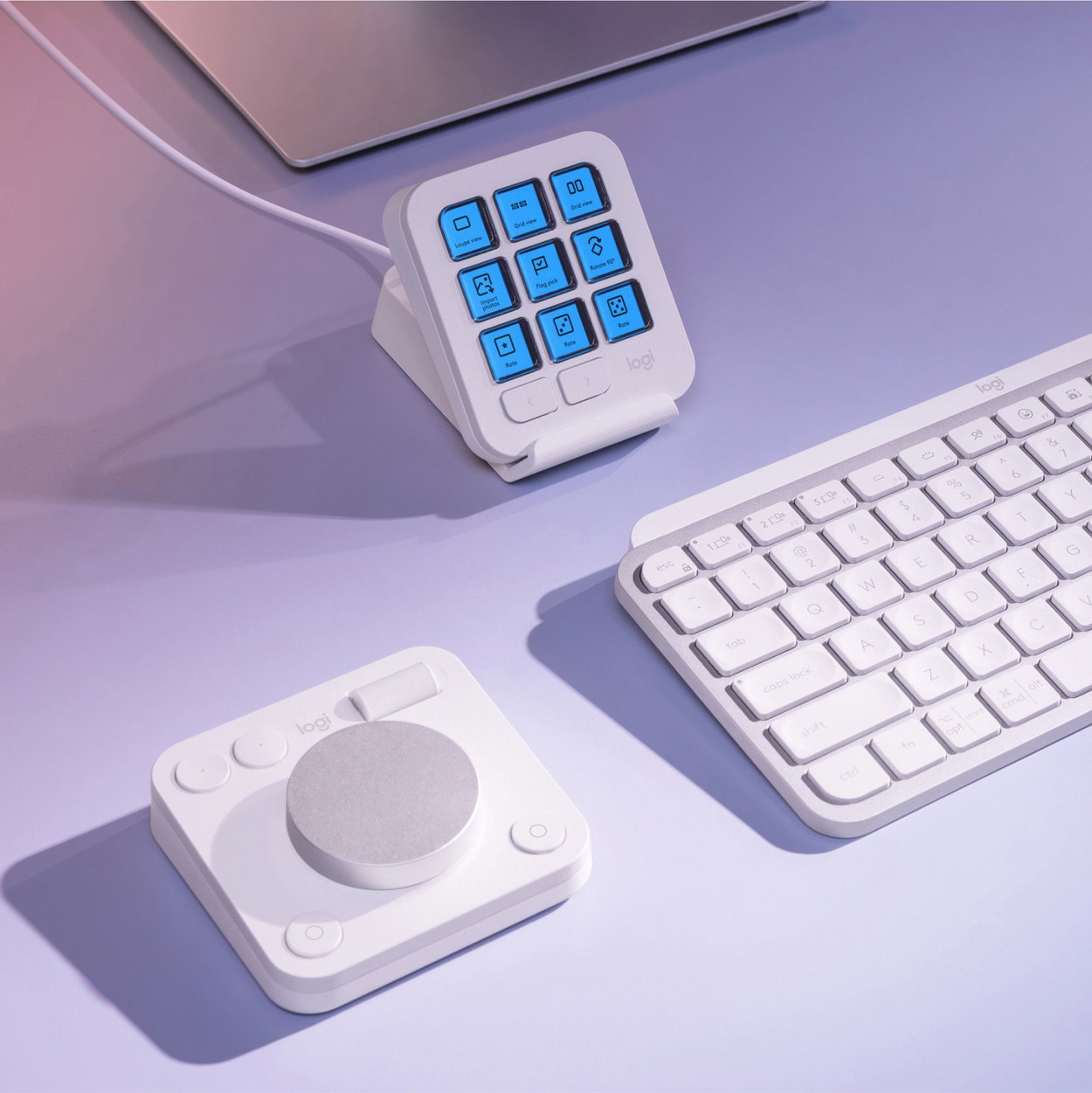 Streamdeck Logitech MX Creative console, Pale Grey