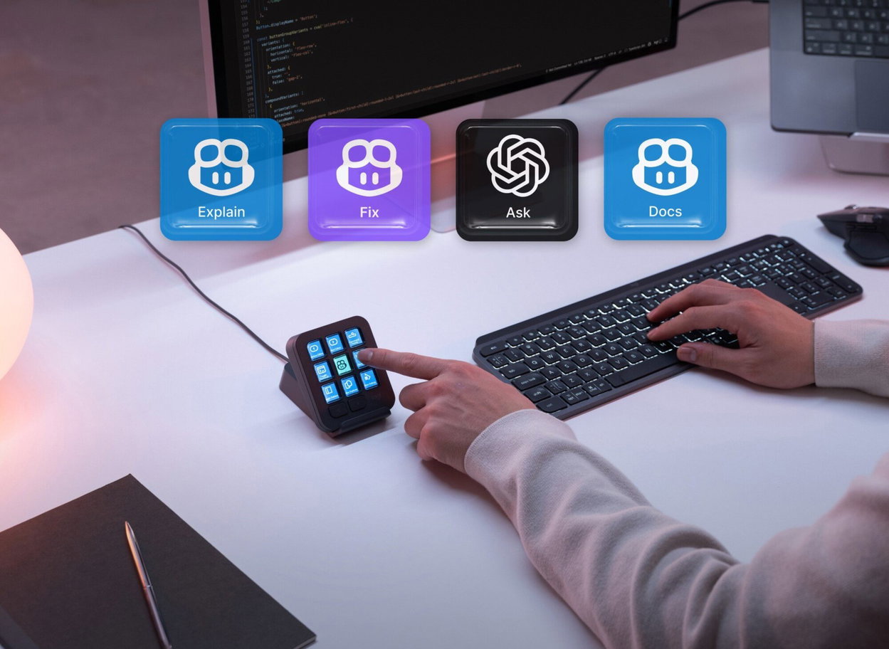Logitech MX Keypad Stream Deck, Graphite