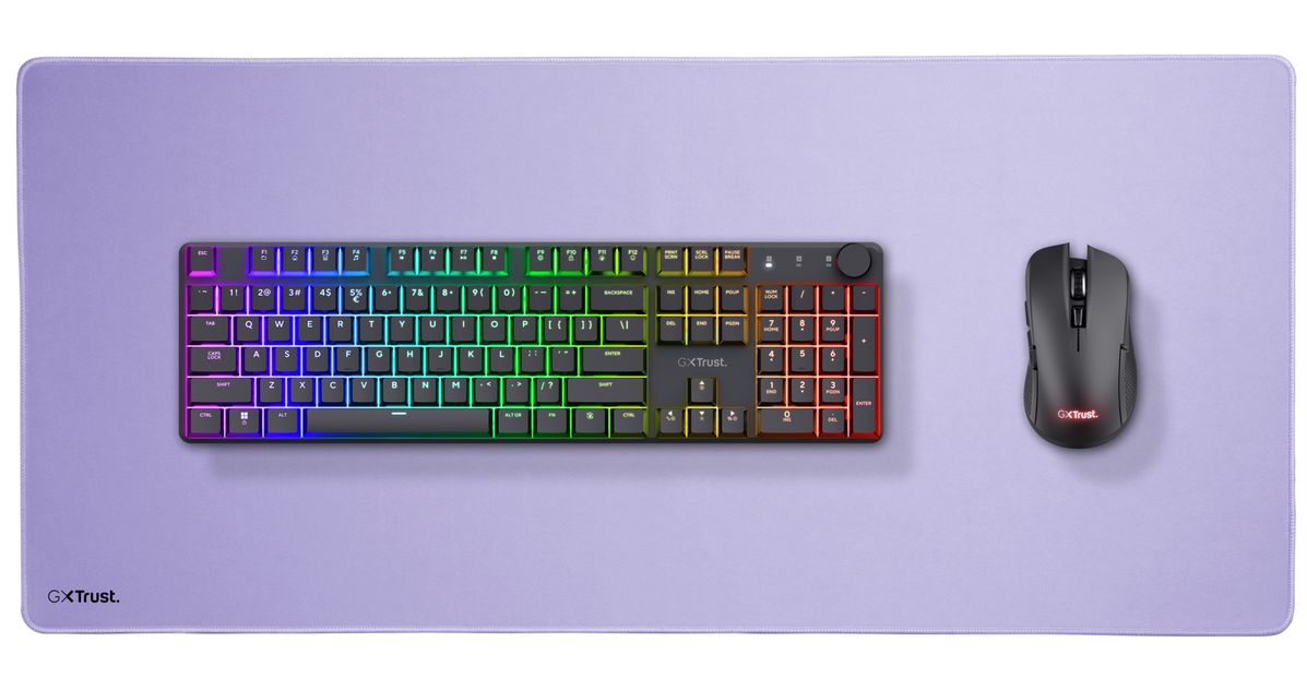 Trust GXT759P XXL mouse pad in Purple