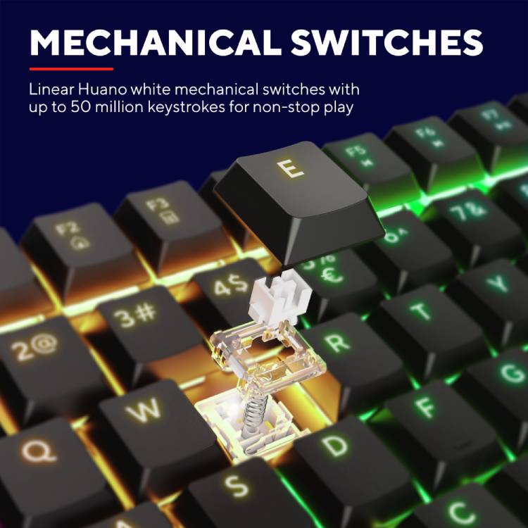 Trust GXT 866 Torix RGB gaming keyboard